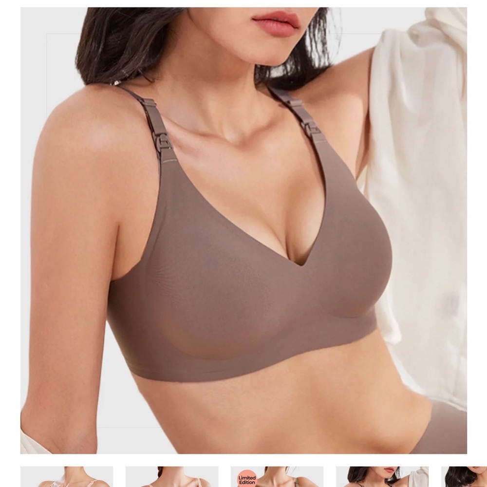 Elegant Tan Wireless Bra